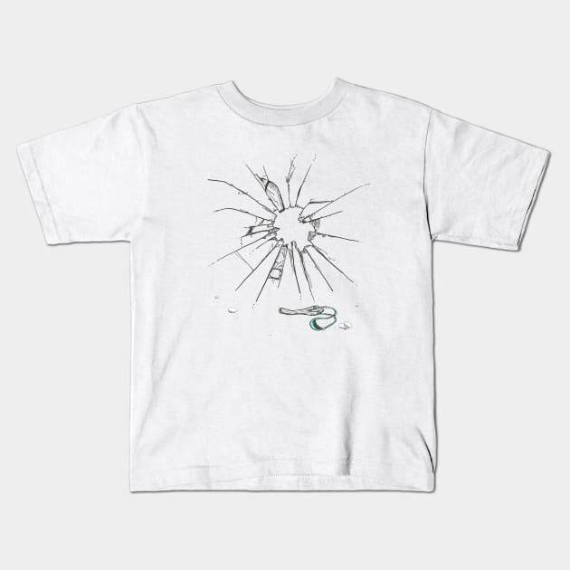 Broken Window Kids T-Shirt by Créa'RiBo